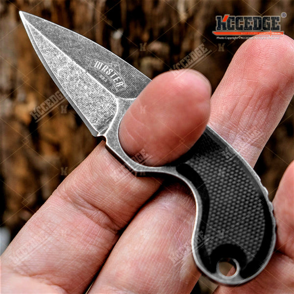 8 Fixed Blade Knife G10 Handle Scales w/ Molle Compatible Kydex Press –  KCCEDGE