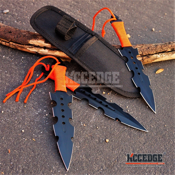 5 Types 2PC 5.5 TACTICAL NINJA COMBAT THROWING Knife Set Military Kun –  KCCEDGE