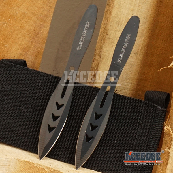 5 Types 2PC 5.5 TACTICAL NINJA COMBAT THROWING Knife Set Military Kun –  KCCEDGE