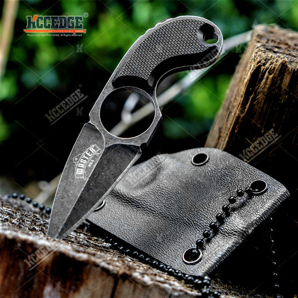 8 Fixed Blade Knife G10 Handle Scales w/ Molle Compatible Kydex Press –  KCCEDGE